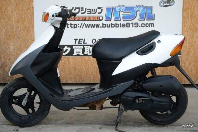 スズキ　レッツ2　激安タイプ　原付バブル　ホワイト　0225