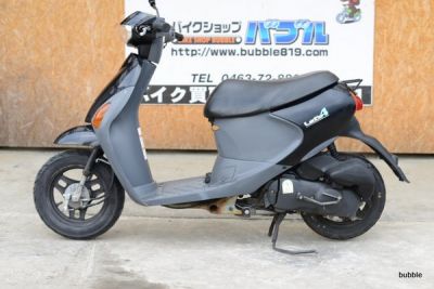 スズキ　レッツ4　激安タイプ　原付バブル　ブラック　0422