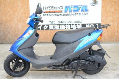 スズキ　アドレスV１２５ブルーメタリック　K7排ガス規制前0706