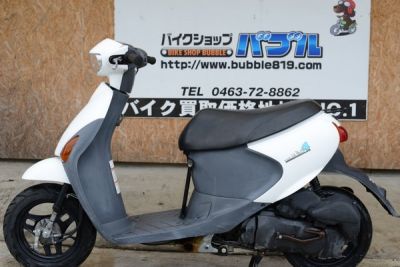 同車種多数ありスズキ　レッツ４　インジェクション　白　伊勢原市売却済み