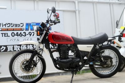 カワサキ250TR低走行FI前後タイヤ厚木市