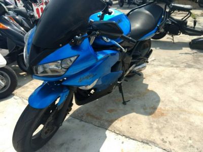 カワサキ　NINJA４００R　忠雄パワーBOXマフラー付　記録簿