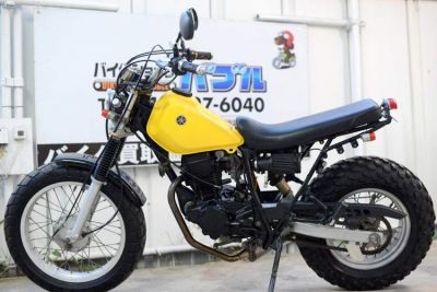 TW200　Fドラムブレーキ黄色