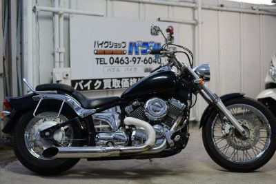 ドラッグスター400社外マフラー車検31/5月