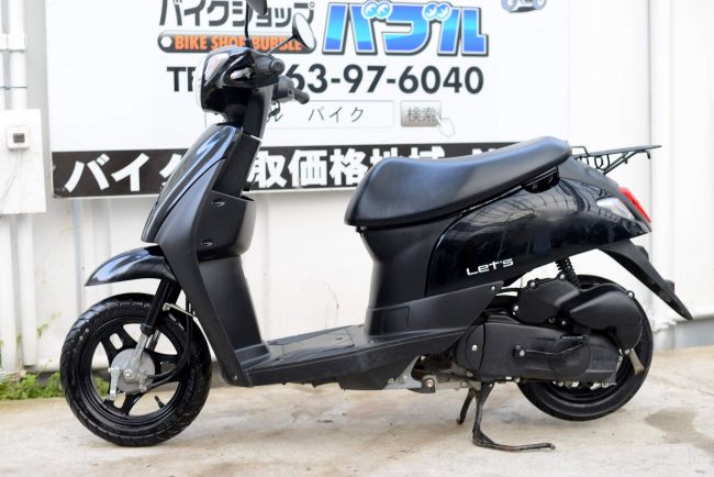 CA4AA現行型レッツ　高年式低走行　人気の黒