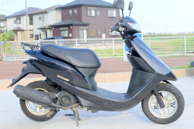 AF68　4ストFIディオ　インジェクション車　ブラック