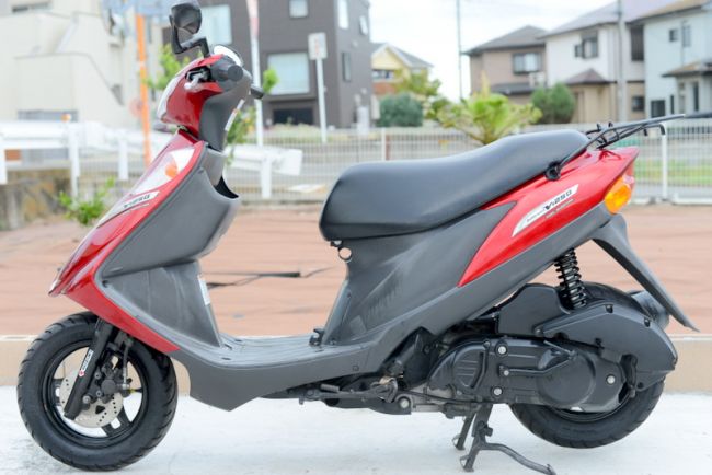 CF4MA　アドレスV125G　綺麗なワインレッド