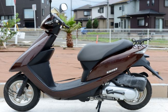 AF68　4ストFIディオ希少色ブラウン　自賠責一年付