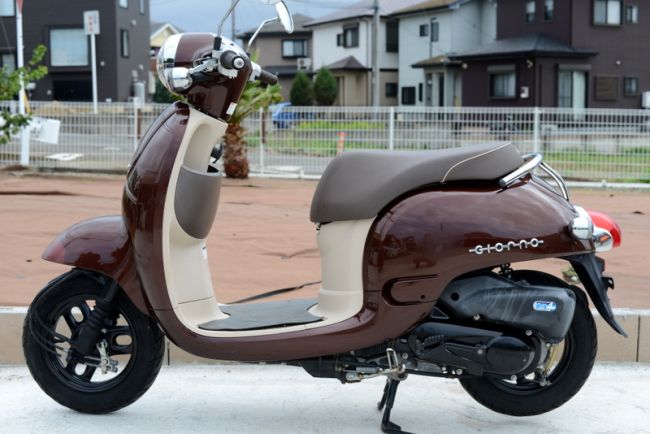 AF70　ジョルノ　サイドスタンド付　ブラウン