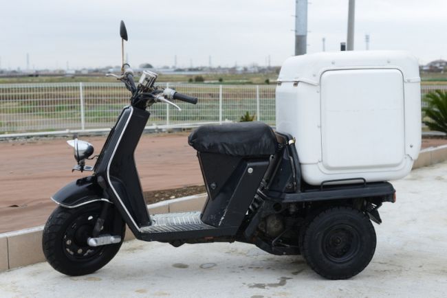 ホンダ　ジャイロアップ　前後タイヤ新品交換渡し