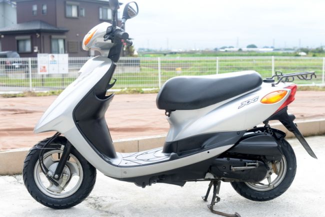 ヤマハ　SA39J　シルバー　タイヤ前後新品に交換済み！