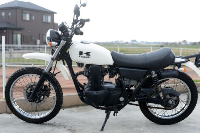 カワサキ　BJ250F　250TR　ホワイト　格安！