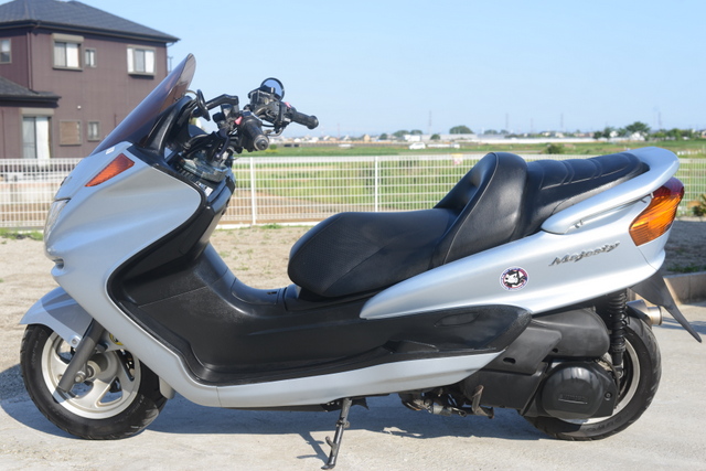 SG03J　ヤマハマジェスティC　シルバー　自賠責令和4年11月