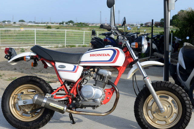 AC16　ホンダエイプ50　社外マフラー　綺麗！