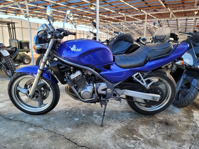 カワサキ　バリオス　ZR250A　ブルー