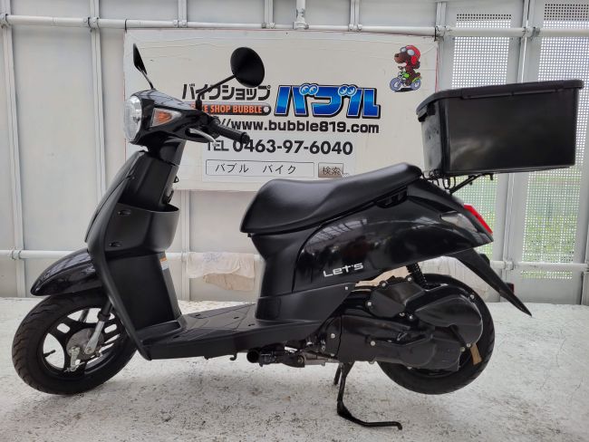 スズキ　レッツ　CA4AA　ブラック