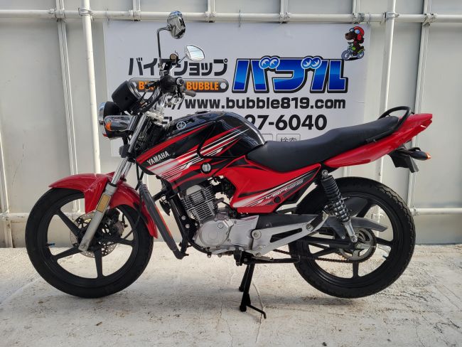 ヤマハ　YBR125　赤　キャブ　