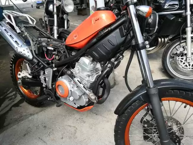 ヤマハ トリッカー250 不動車 真鶴市より買い取り