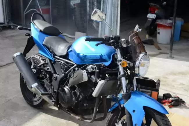 カワサキ ニンジャ250R 冷却水交換