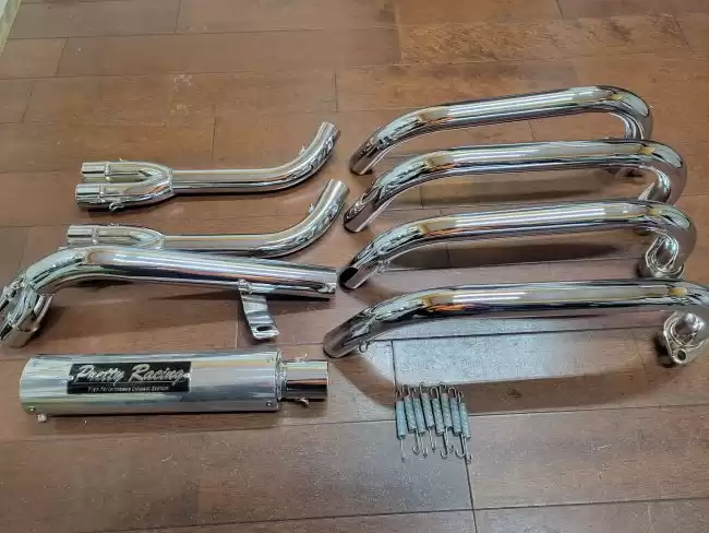 カワサキ ZRX400 お持ち込みマフラー交換