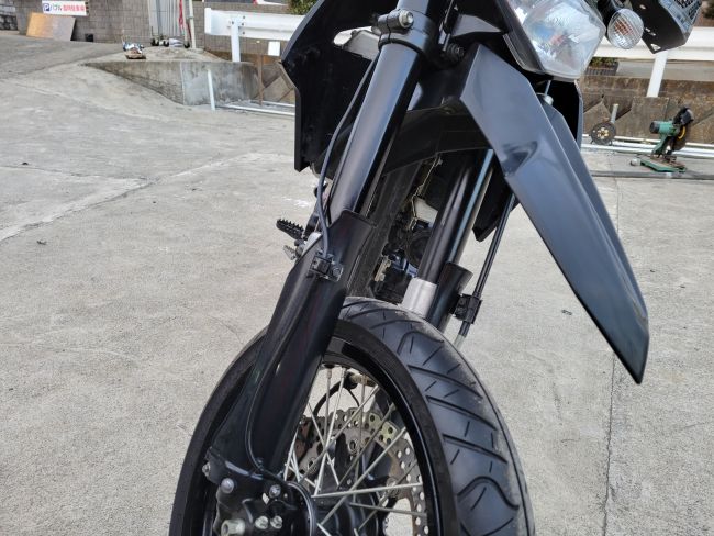 カワサキ　DトラッカーＸ　ブラック