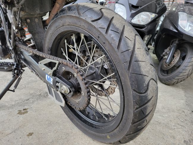 カワサキ　DトラッカーＸ　ブラック