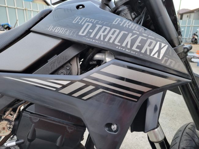 カワサキ　DトラッカーＸ　ブラック