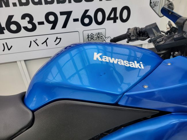 カワサキ　NINJA250R　青　EX250K　
